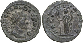 Claudius II Gothicus (268-270). BI Antoninianus, Rome mint, 268-270. Obv. IMP C CLAVDIVS AVG. Bust of Claudius Gothicus, radiate, cuirassed, right. Re...