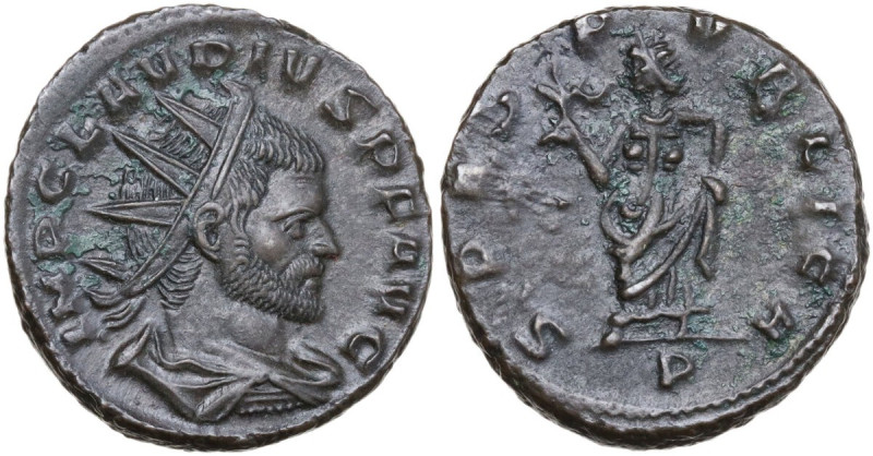 Claudius II Gothicus (268-270). AE Antoninianus, Mediolanum mint, 268-270. Obv. ...