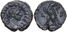 Probus (276-282). AE Tetradrachm, Alexandria mint (Egypt), dated RY 6 (280-281). Obv. Laureate and cuirassed bust right. Rev. Eagle standing left, hea...
