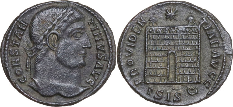 Constantine I (307-337). AE 19 mm, Siscia mint, 328-329. Obv. CONSTAN-TINVS AVG....