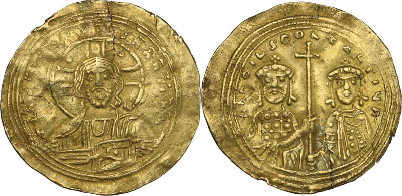 Basil II and Constantine VIII (976-1025). AV Histamenon nomisma, Constantinople ...