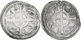 Italy. Monetazione Comunale (XII-XIII century). BI Denaro, Verona mint. CNI 1/12; MIR (Triv., Istria, Dalm. ed Alb.) 309. 13. 0.27 g. 13.00 mm. XF.