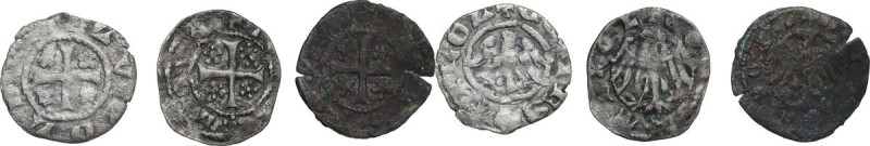 Italy. Leopold III or Leopold IV (1373-1386) (1396-1406). Lot of three (3) BI Qu...