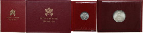 Italy. Sede Vacante. Lot of two (2) AR coins, 1958 and 1963. AR. In the original case. EF.