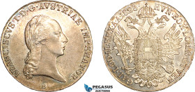 Austria, Francisc I, Taler 1823 B, Kremnitz Mint, Silver (28.14g) Dav-7, Lovely lustrous example with old toning, EF-UNC