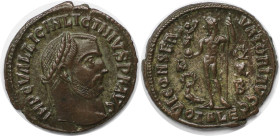 Römische Münzen, MÜNZEN DER RÖMISCHEN KAISERZEIT. Licinius I. (308-324 n. Chr). Follis 316-317 n. Chr. (3,46 g. 21,0 mm) Vs.: IMP C VAL LICIN LICINIVS...