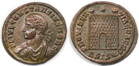Römische Münzen, MÜNZEN DER RÖMISCHEN KAISERZEIT. Constantius II. (337-361 n. Chr). Follis. (2,86 g. 19,0 mm) Vs.: FL IVL CONSTANTIVS NOB C, Büste mit...