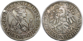RDR – Habsburg – Österreich, RÖMISCH-DEUTSCHES REICH. Ferdinand I. Taler ND (1531-1547). Hall. Silber. 28,76 g. Dav. ECT# 8026. Sehr schön+