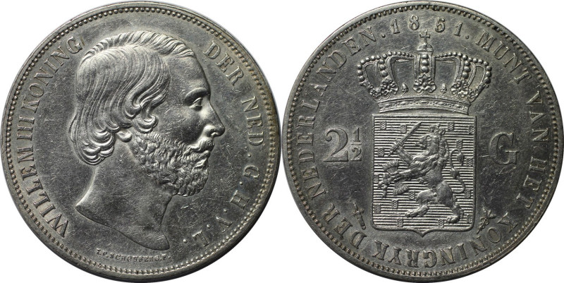 Europäische Münzen und Medaillen, Niederlande / Netherlands. Wilhelm III. (1849-...