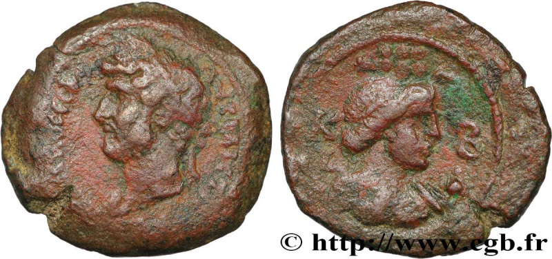 HADRIAN
Type : Obole 
Date : an 22 
Mint name / Town : Alexandrie, Égypte 
Metal...