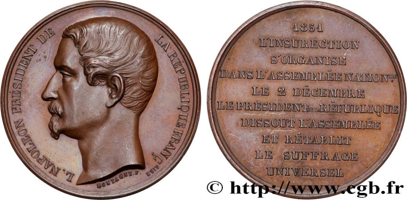 SECOND REPUBLIC
Type : Médaille, Dissolution de l’Assemblée et rétablissement du...