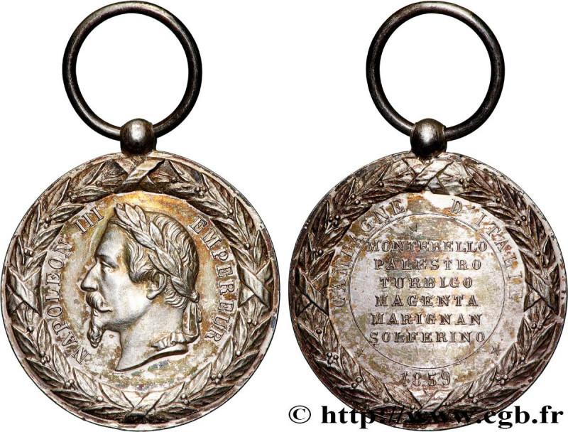 SECOND EMPIRE
Type : Médaille de la campagne d’Italie 
Date : 1859 
Mint name / ...