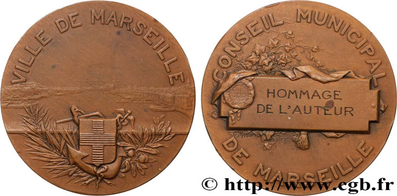 III REPUBLIC
Type : Médaille, Conseil municipal de Marseille, Hommage de l’auteu...