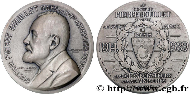 III REPUBLIC
Type : Médaille, Hommage au docteur Pierre Bouillet 
Date : 1939 
M...