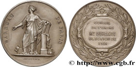 PROVISIONAL GOVERNEMENT OF THE FRENCH REPUBLIC
Type : Médaille, Barreau de Paris, Élection au conseil de l’ordre 
Date : 1945 
Metal : silver 
Millesi...