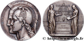 PROVISIONAL GOVERNEMENT OF THE FRENCH REPUBLIC
Type : Médaille, Conseil de la République 
Date : 1946 
Metal : silver 
Millesimal fineness : 950  ‰
Di...