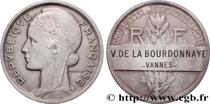 III REPUBLIC
Type : Médaille, Conseiller d’arrondissement 
Date : n.d. 
Metal : ...