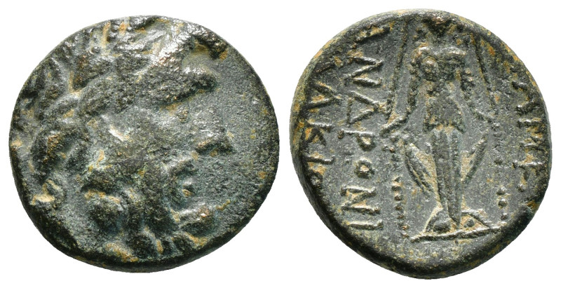 PHRYGIA. Apameia. Ae (Circa 100-50 BC). Andronikos and Alkion, magistrates.
Obv:...