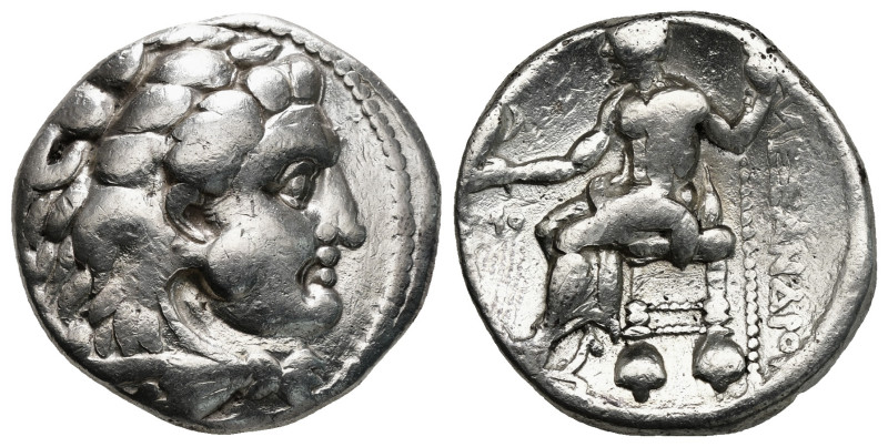 KINGS OF MACEDON. Alexander III 'the Great' (336-323 BC). Tetradrachm.
Obv: Head...