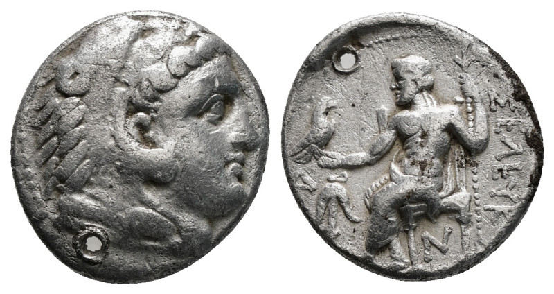 SELEUKID KINGDOM. Seleukos I Nikator (312-281 BC). Drachm. Laodikeia.
Obv: Head ...