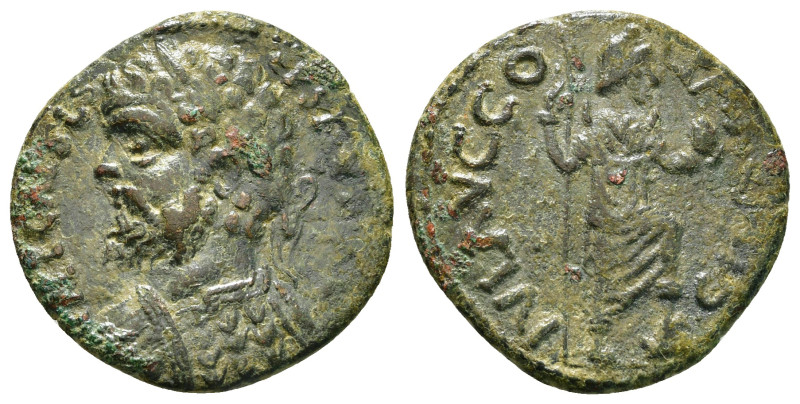 PISIDIA. Parlais. Septimius Severus (193-211). Ae.
Obv: IMP CAES L SEP SEVER.
La...