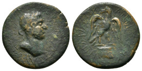 CILICIA. Antiochia ad Cragum. Valerian I, 253-260. AE AY K Π OVAΛЄPI[ANON] Laureate, draped and cuirassed bust of Valerian I to right. Rev. AИTI[OXЄⲰN...