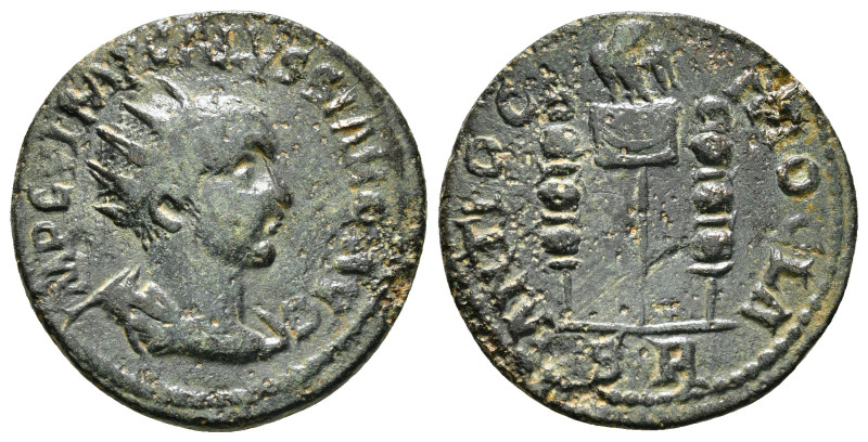 PISIDIA. Antioch. Volusian (251-253). Ae.
Obv: IMP C VI M P CALVSSIAD AV.
Radiat...