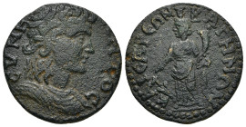 Roman Provincial Coin AE Condition : Fine 
Artifically patinated
7,78 g - 24,02 mm