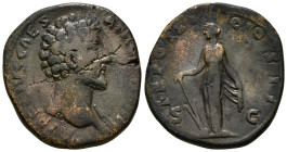 MARCUS AURELIUS (161-180). Sestertius. Rome. AE Condition : Fine 28,06 g - 32,32 mm