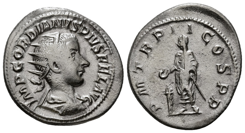 GORDIAN III (238-244). Antoninianus. Rome. AR Condition : Fine 4,61 g - 23,30 mm