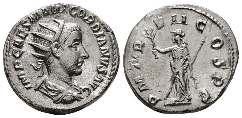 GORDIAN III (238-244). Antoninianus. Rome. AR Condition : Fine 4,68 g - 21,25 mm