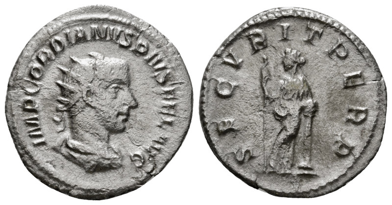 GORDIAN III (238-244). Antoninianus. Rome. AR Condition : Fine 2,95 g - 22,00 mm