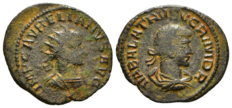 AURELIAN with VABALATHUS (270-275). Antoninianus. Antioch. Condition : Fine 2,71...