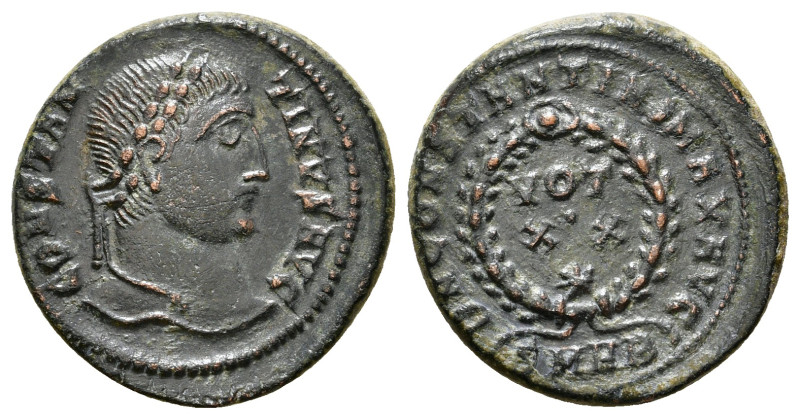 CONSTANTINE I 'THE GREAT' (307/10-337). Follis. 
Obv: CONSTANTINVS AVG.
Laureate...