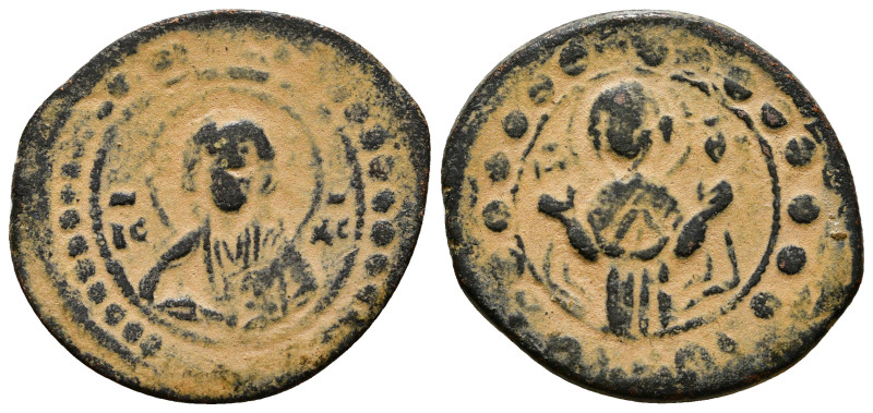 Byzantine Coin Follis AE Condition : Fine 6,01 g - 27,49 mm