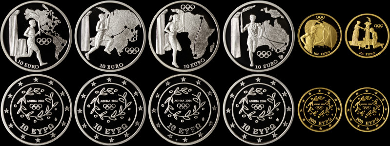 GREECE: Complete set of the commemorative Olympic torch relay series, composed o...