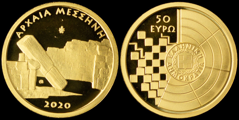 GREECE: 50 Euro (2020) in gold (0,999) commemorating the Cultural heritage / Anc...