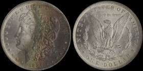 USA: 1 Dollar (1884 O) in silver (0,900). Head of Liberty facing left on obverse. Eagle within 1/2 wreath on reverse. Designed by George T Morgan. Ins...