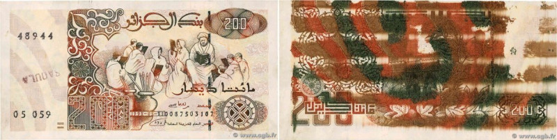 Country : ALGERIA 
Face Value : 200 Dinars Épreuve 
Date : 21 mai 1992 
Period/P...