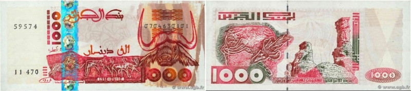 Country : ALGERIA 
Face Value : 1000 Dinars Fauté 
Date : 06 octobre 1998 
Perio...