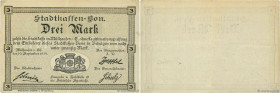 Country : GERMANY 
Face Value : 3 Mark 
Date : 10 septembre 1914 
Period/Province/Bank : Émission de nécessité - Notgeld 
French City : Mulhouse 
Grad...