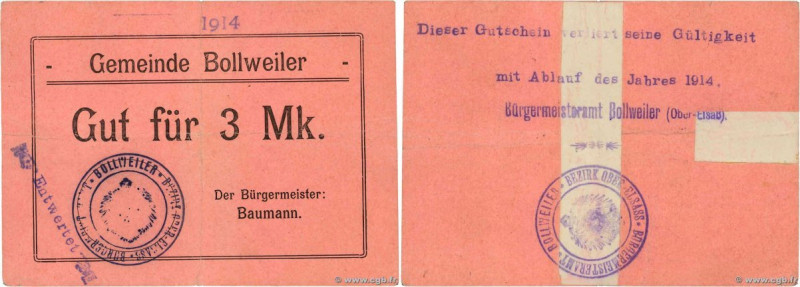 Country : GERMANY 
Face Value : 3 Mark 
Date : 1914 
Period/Province/Bank : Émis...