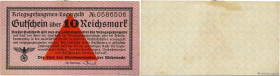 Country : GERMANY 
Face Value : 10 Reichsmark 
Date : (1939) 
Period/Province/Bank : Camps de prisonniers 
Catalogue reference : R.521a 
Alphabet - si...