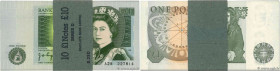 Country : ENGLAND 
Face Value : 1 Pound Liasse 
Date : (1978-1980) 
Period/Province/Bank : Bank of England 
Catalogue reference : P.377a 
Alphabet - s...