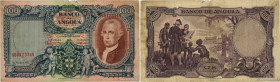 Country : ANGOLA 
Face Value : 100 Angolares 
Date : 01 mars 1951 
Period/Province/Bank : Banco de Angola 
Catalogue reference : P.85 
Alphabet - sign...