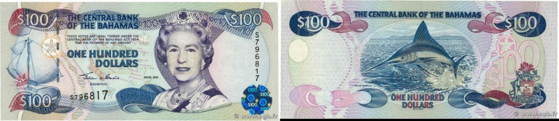 Country : BAHAMAS 
Face Value : 100 Dollars 
Date : 2000 
Period/Province/Bank :...
