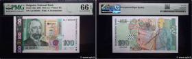 Country : BULGARIA 
Face Value : 100 Leva 
Date : 2003 
Period/Province/Bank : Bulgarian National Bank 
Catalogue reference : P.120a 
Alphabet - signa...