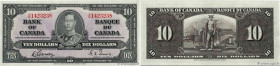 Country : CANADA 
Face Value : 10 Dollars 
Date : 02 janvier 1937 
Period/Province/Bank : Bank of Canada 
Catalogue reference : P.61b 
Alphabet - sign...