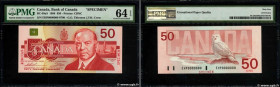 Country : CANADA 
Face Value : 50 Dollars Spécimen 
Date : 1988 
Period/Province/Bank : Bank of Canada 
Catalogue reference : P.98as 
Alphabet - signa...