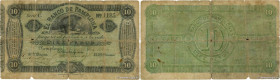 Country : COLOMBIA 
Face Value : 10 Pesos 
Date : 04 mars 1884 
Period/Province/Bank : Banco de Pamplona 
Catalogue reference : P..0713 
Alphabet - si...